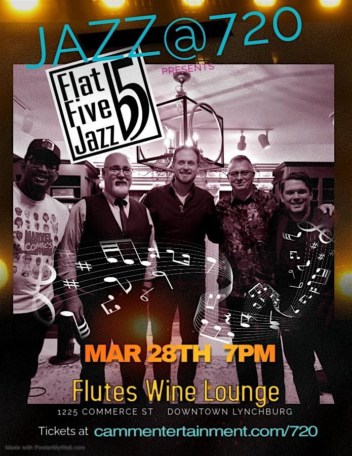 Jazz@720 presents Flat Five Jazz