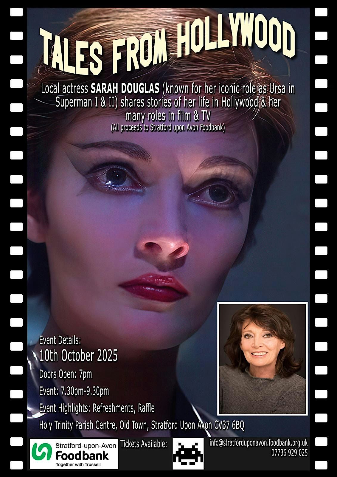 Tales from Hollywood - an evening with Sarah Douglas