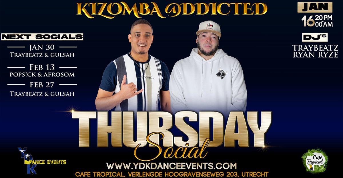  Thursday Social with DJ Traybeatz & DJ Ryan Ryze