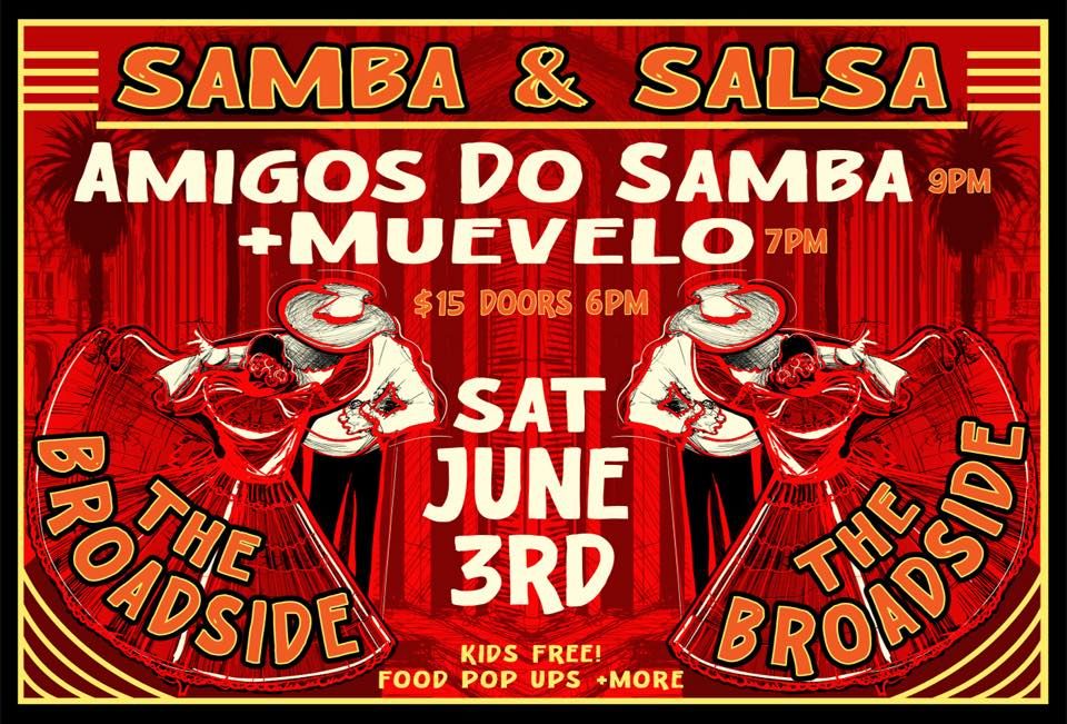 SAMBA & SALSA at the Broadside!, Broadside NOLA, New Orleans, 3 June 2023