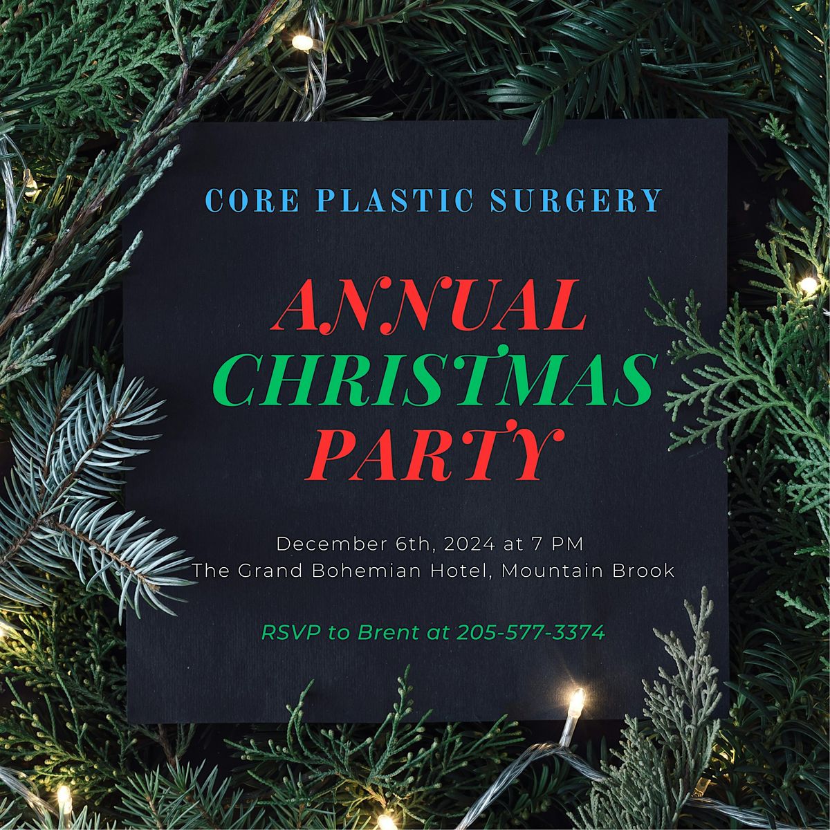 Core Plastic Surgery Annual Christmas Party