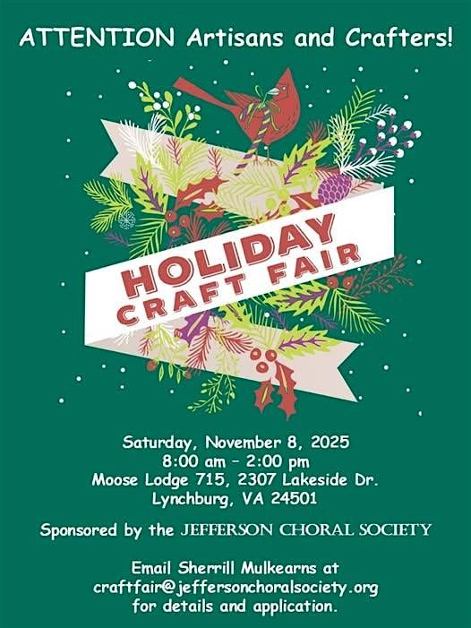 Craft Fair presented by Jefferson Choral Society