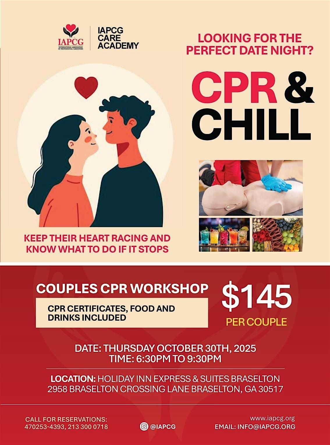 CPR & CHILL ( Couples CPR Workshop)