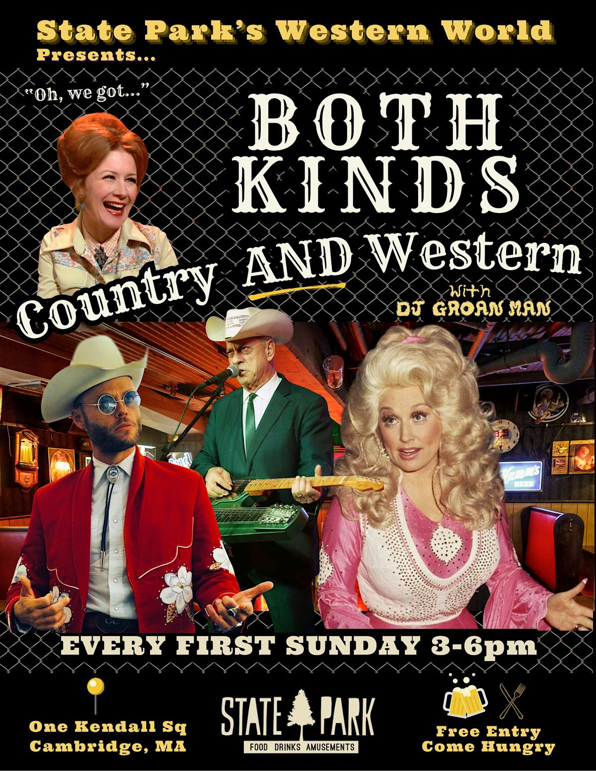 BOTH KINDS: Country AND Western music @ State Park Bar FREE
