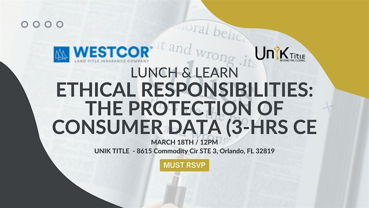 Ethical Responsibilities: The Protection of Consumer Data 3HCE