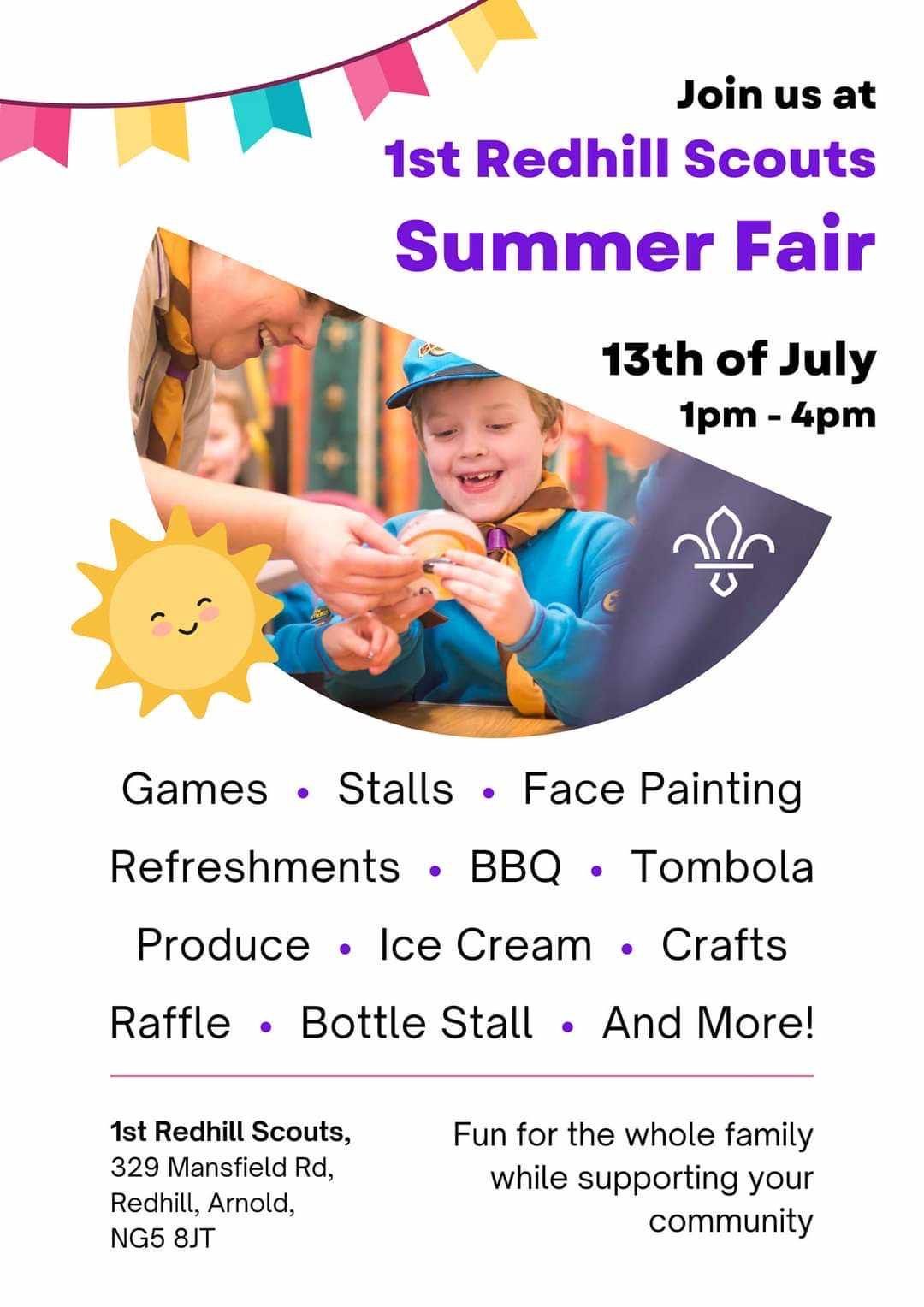 1st Redhill Scouts summer fair 