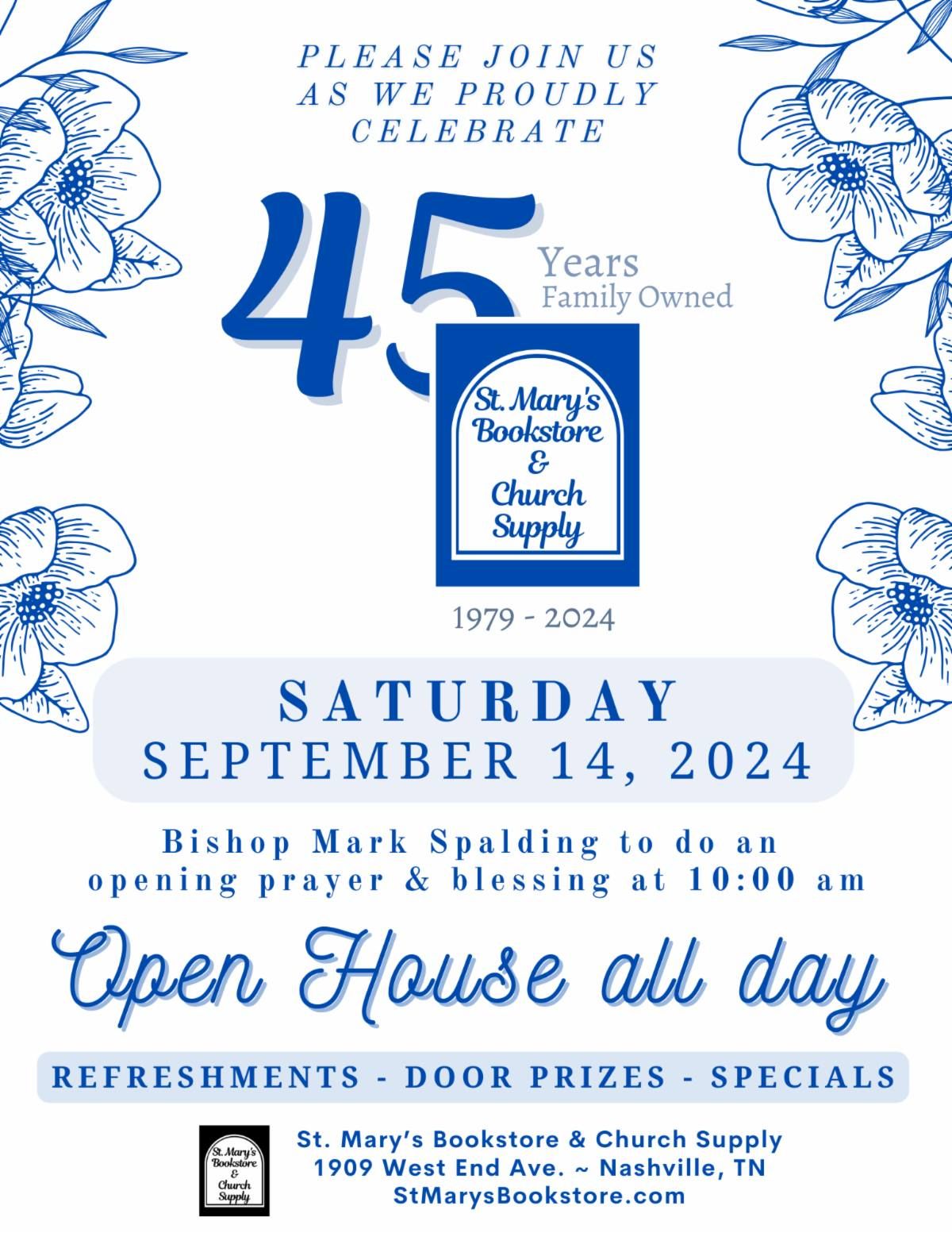 Celebrating St. Mary's Bookstore