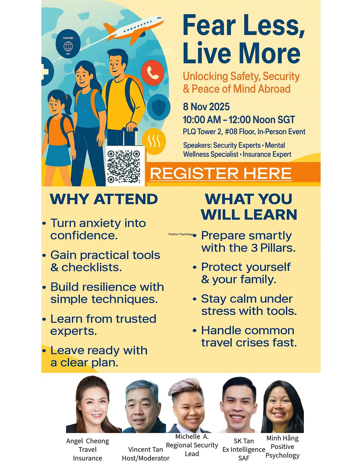 Travel Safety, Security & Peace of Mind - Fear Less Live More