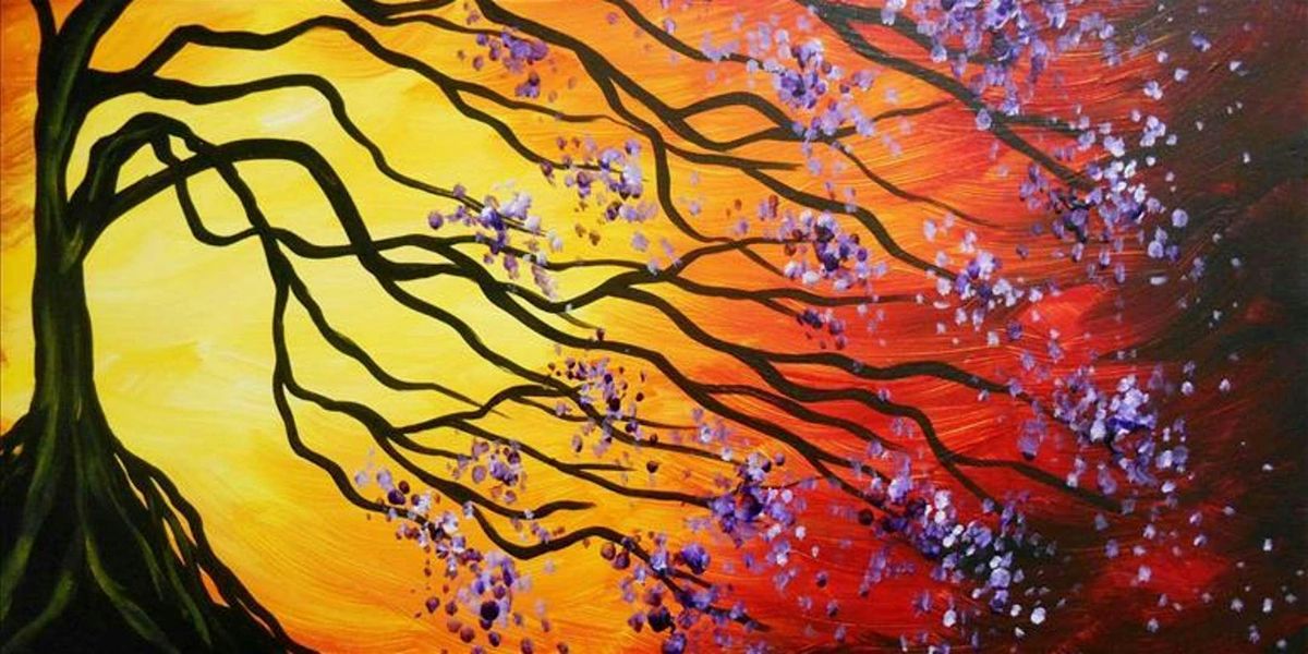 Glowing Sunset - Paint and Sip by Classpop!\u2122