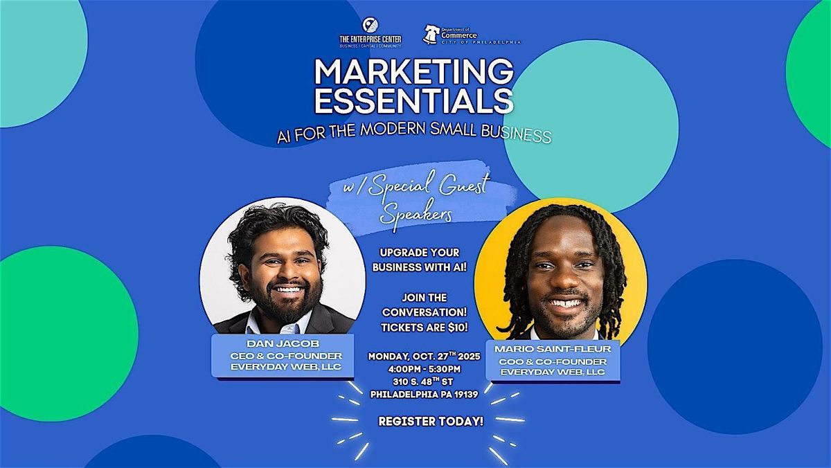 Marketing Essentials: AI for the Modern Small Business