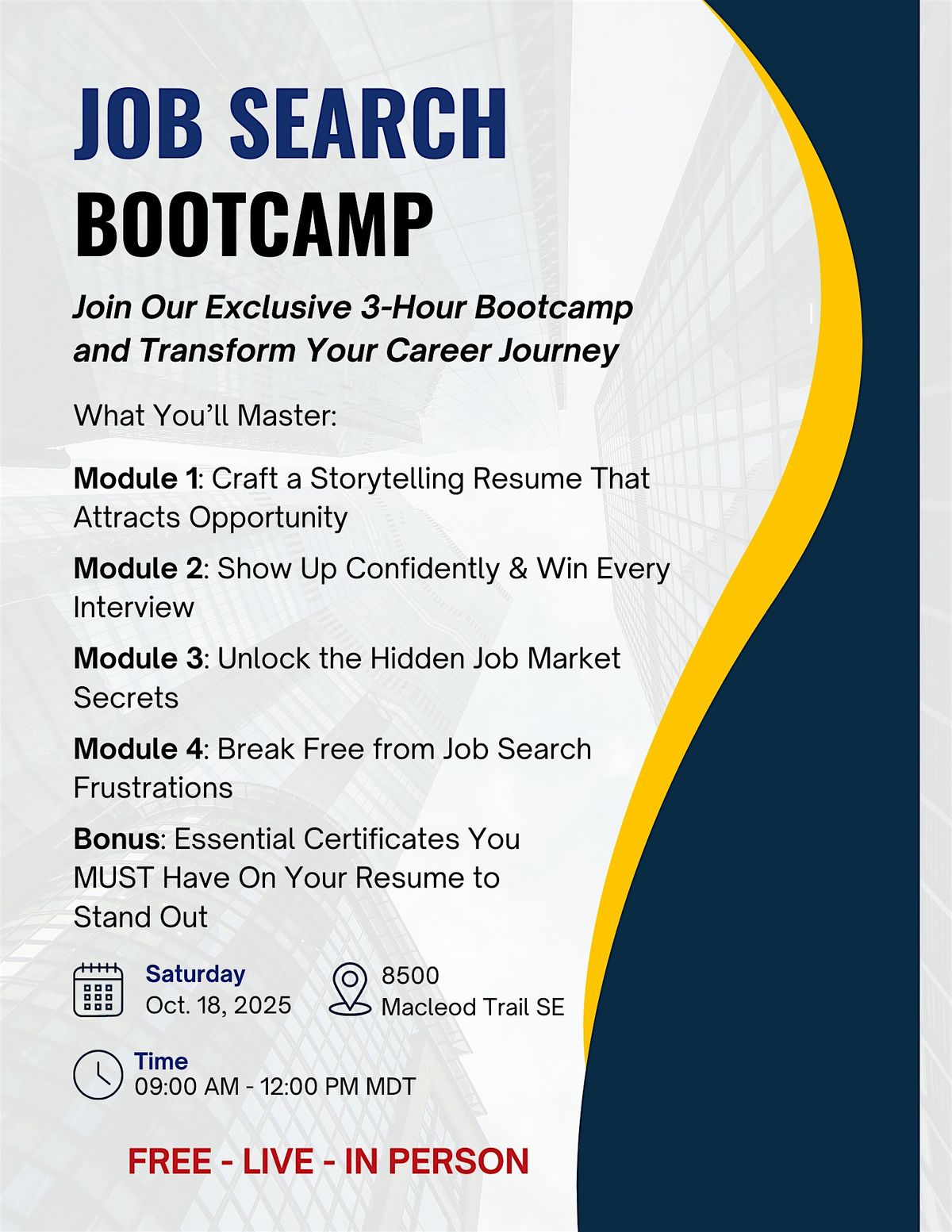 Job Search Bootcamp