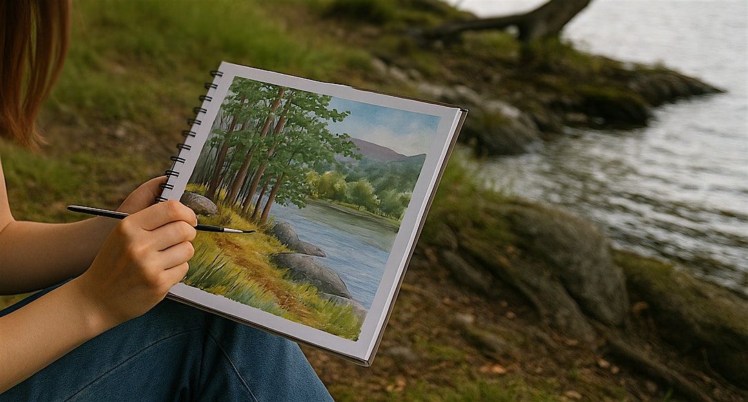 Contemplative Watercolors Workshop : Painting in Nature at Lake Crabtree