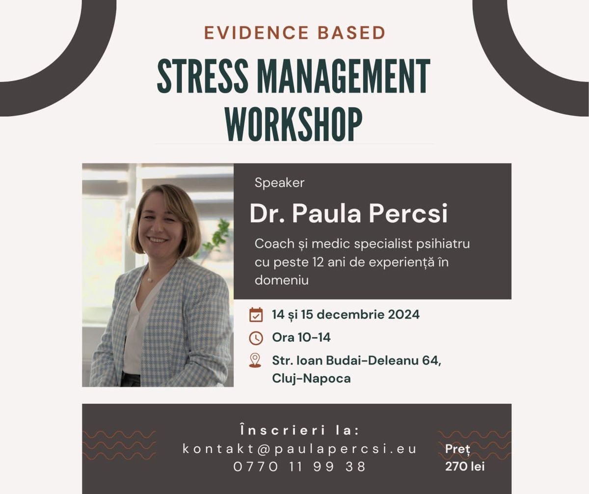 Stress Management Workshop - evidence based