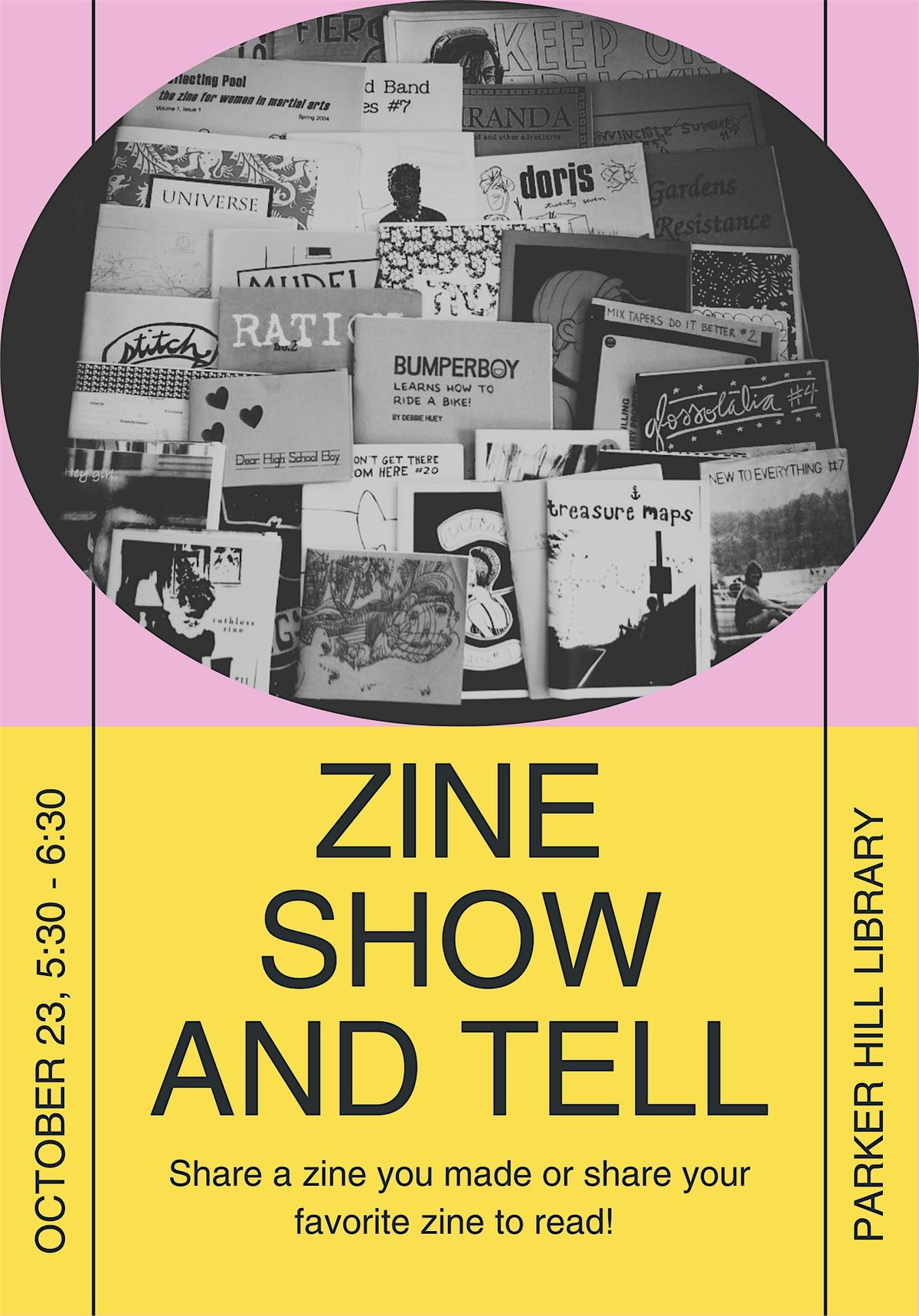 Zinetober: Zine Show and Tell