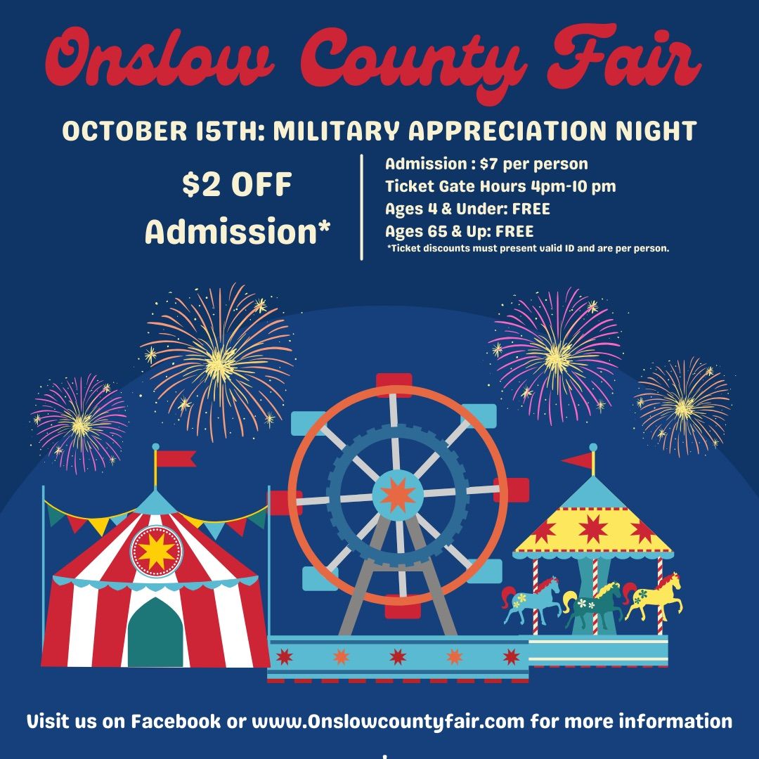 Onslow County Fair: Military Appreciation Night