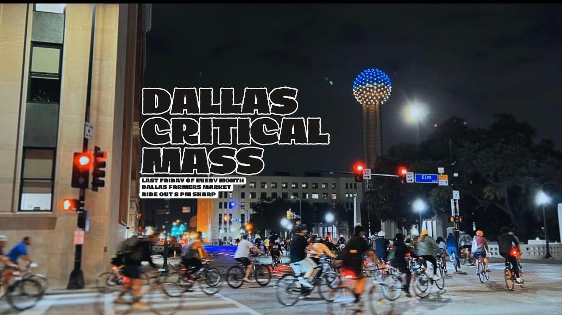 BikeDFW at Dallas Critical Mass