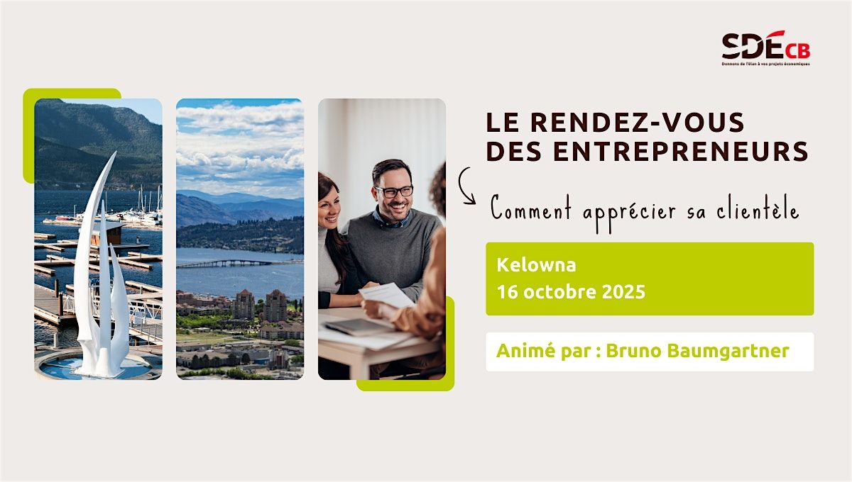 RDV des entrepreneurs - Octobre 2025