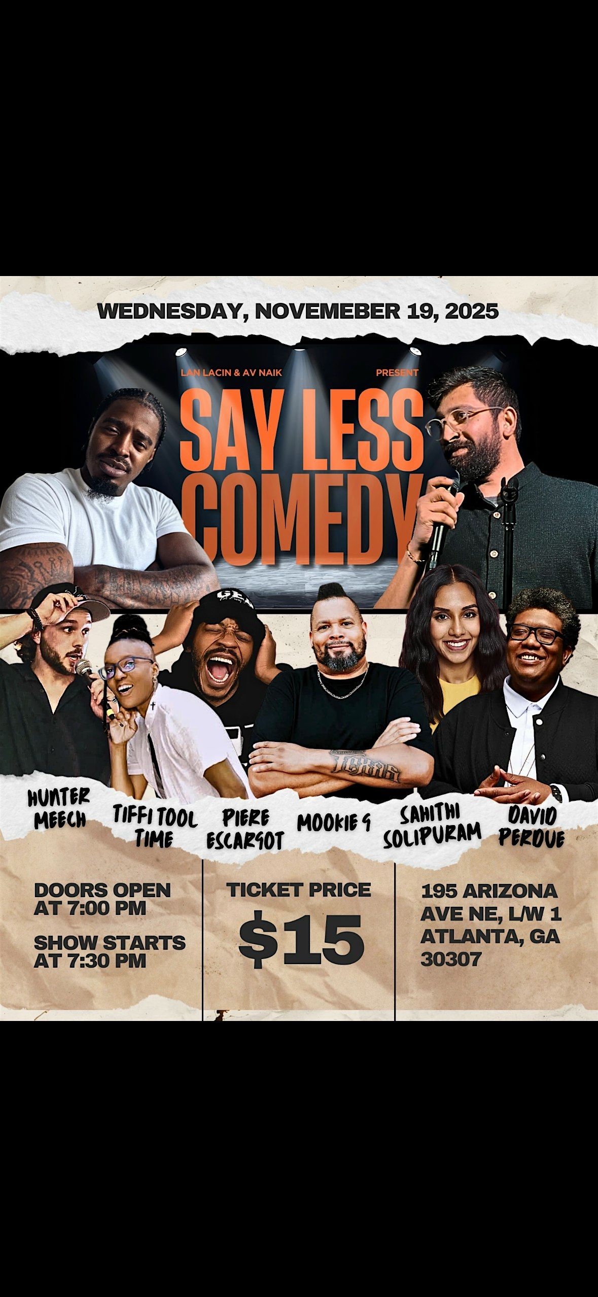 SAY LESS COMEDY SHOW