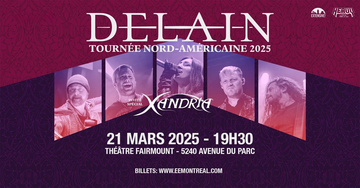 Delain + Xandria | Montr\u00e9al