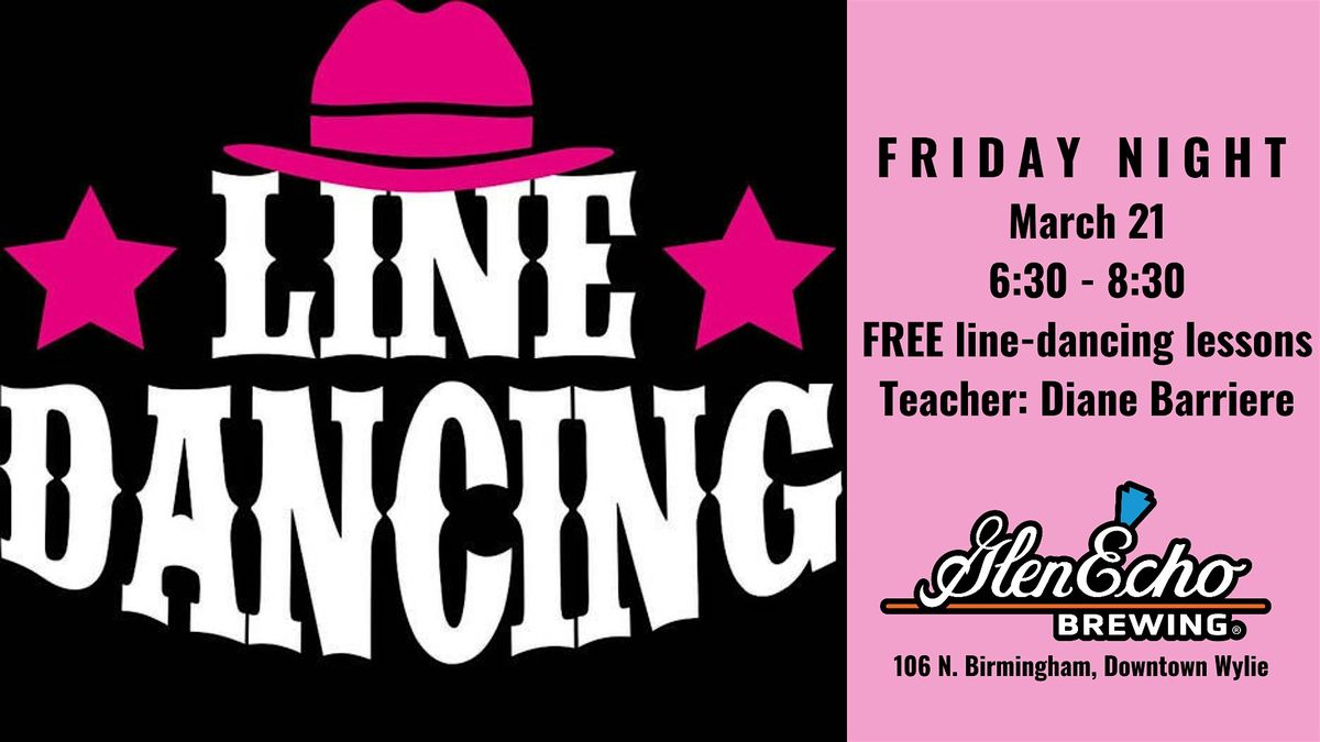 Free line-dancing\/lessons @ Glen Echo Brewing