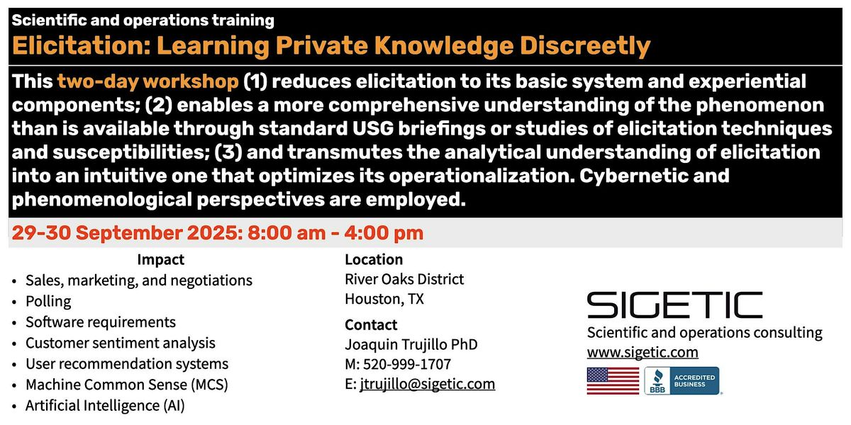 Elicitation: Learning Private Knowledge Discreetly