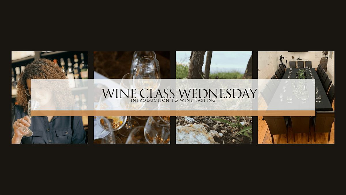 Wine Class Wednesday - Intro to Wine Tasting