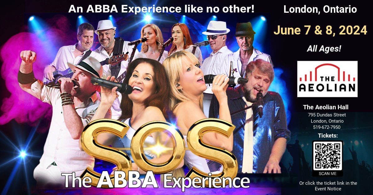 London, Ontario | June 8, 2024 | SOS - The ABBA Experience at The Aeolian Hall