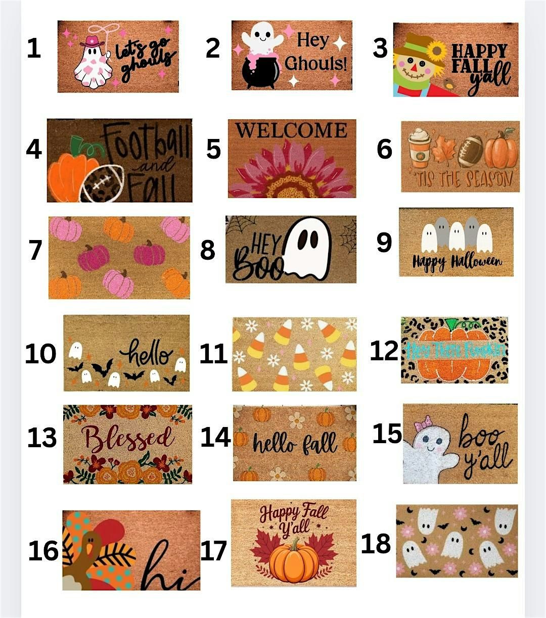 Halloween Doormat Paint Day & Milkshakes