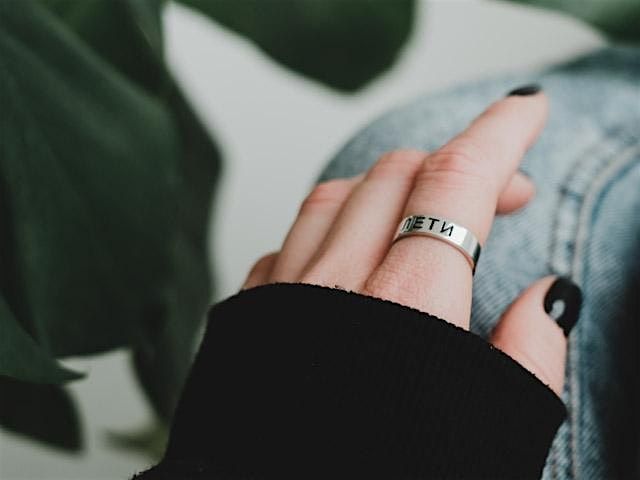 Jewellery making - Stamped Silver Ring