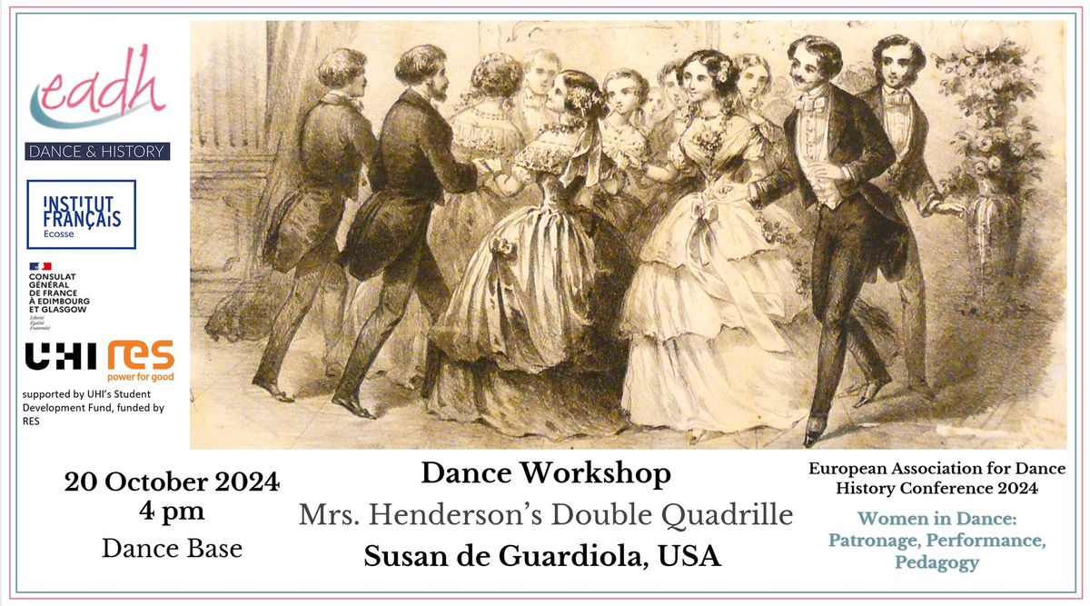 Dance Workshop 'Mrs Henderson's Double Quadrille'