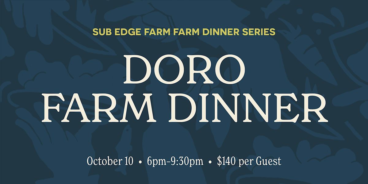 DORO RG Farm Dinner