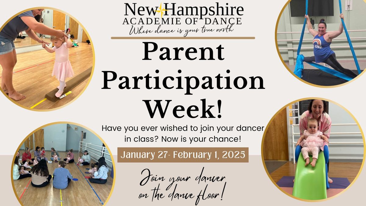 Parent Participation Week!