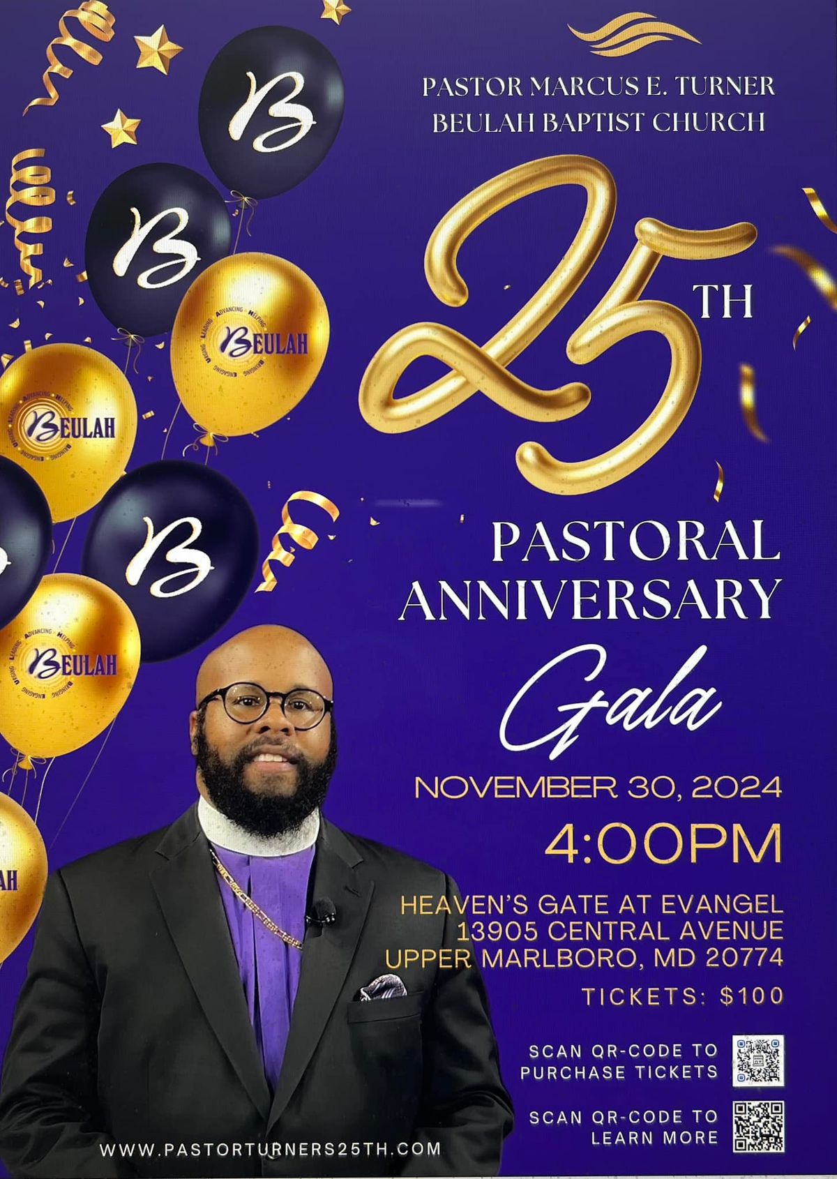 Pastor Turner's 25th Pastoral Anniversary Gala