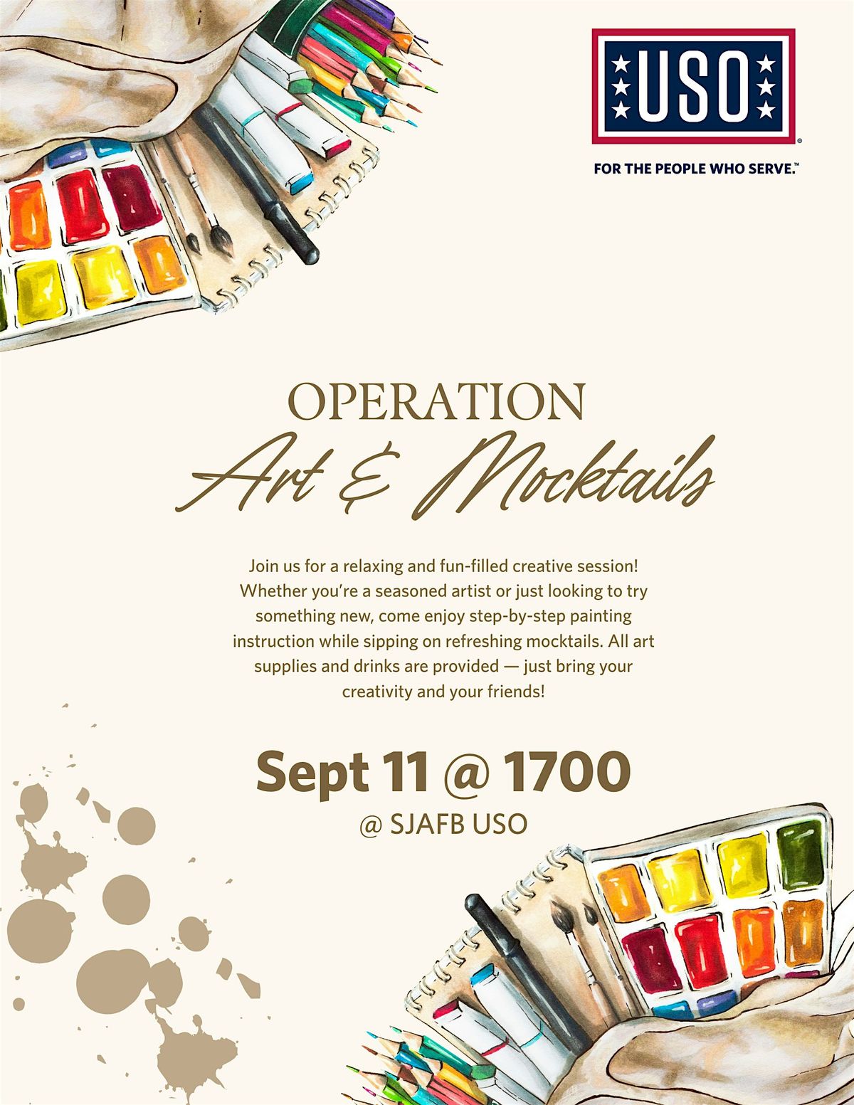 Operation: Art and Mocktails