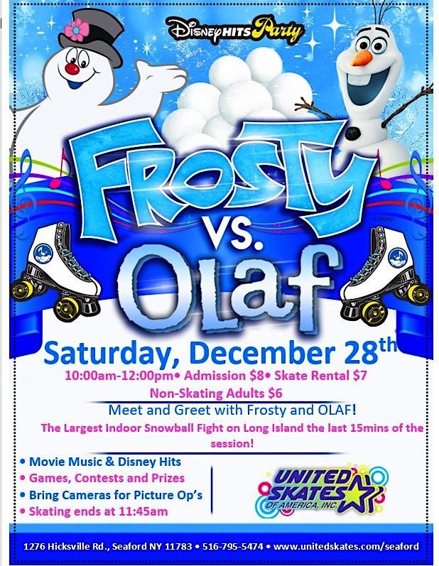 Frosty vs Olaf Snowball Fight