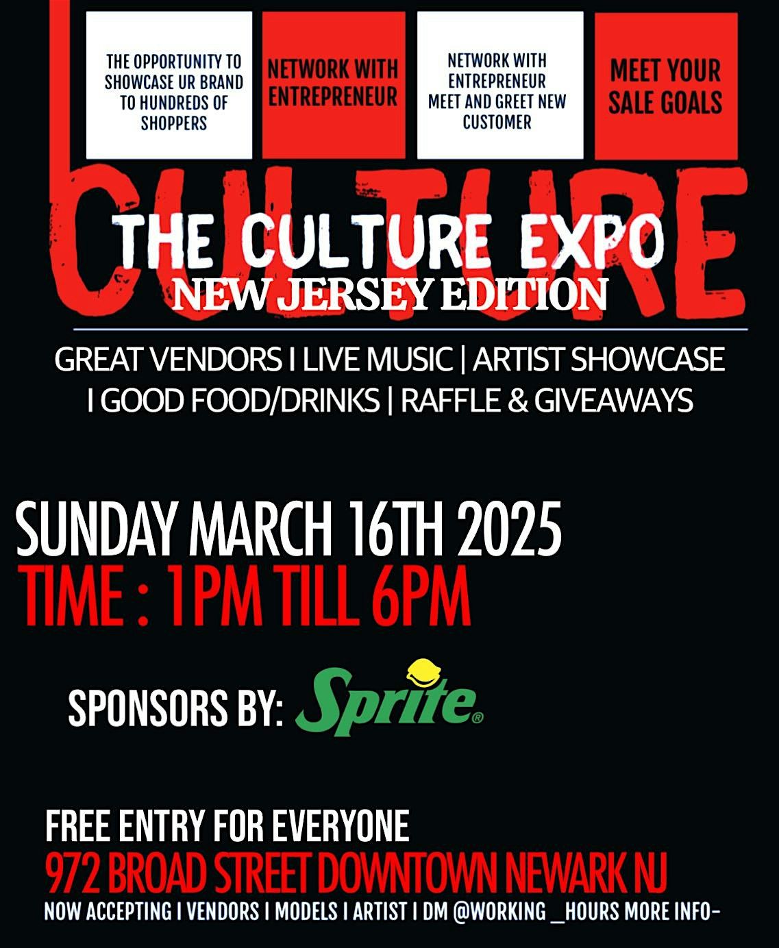 THE CULTURE EXPO , NEW JERSEY EVENT (KIDS FRIENDLY)