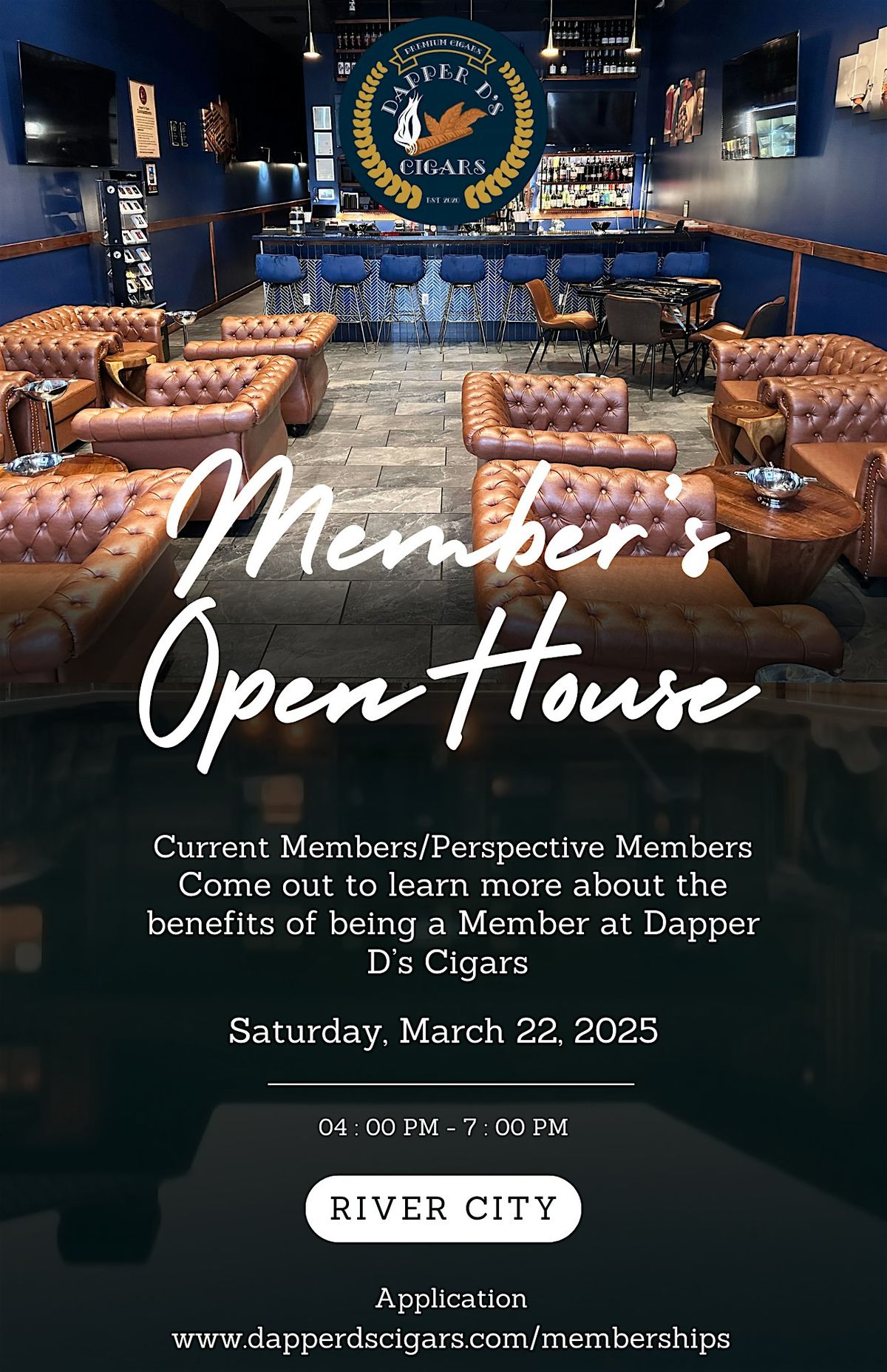 Members\/Perspective Members Night at Dapper D's Cigars River City