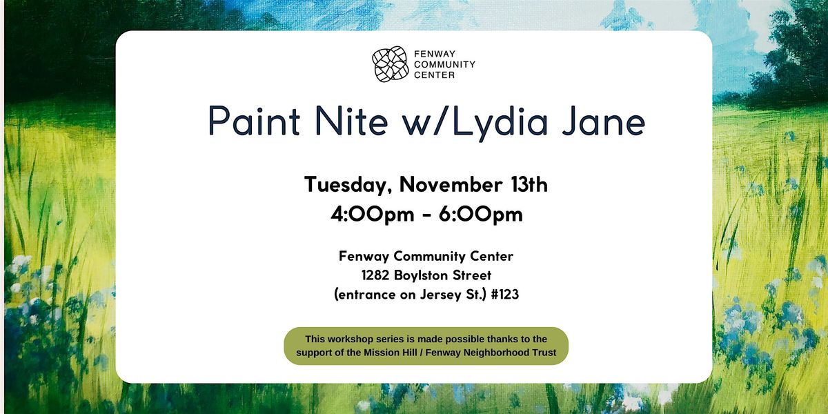 Paint Nite w\/ Lydia Jane