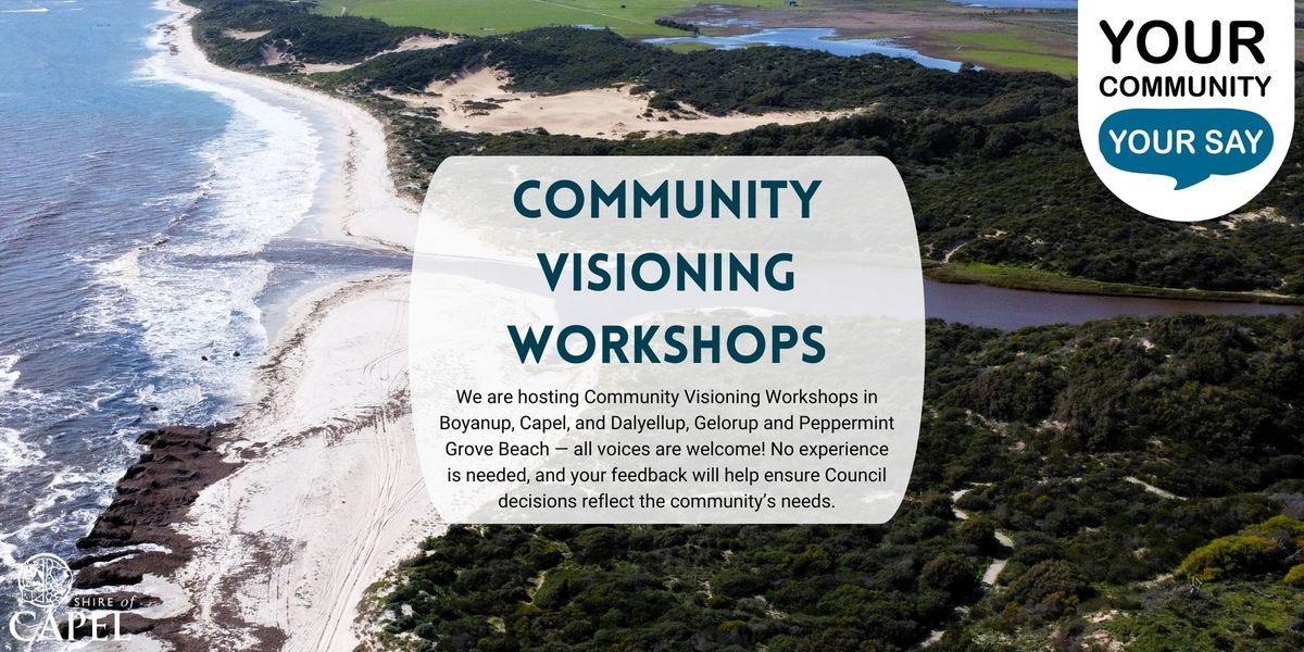 Community Visioning Workshops- Peppermint Grove Beach 