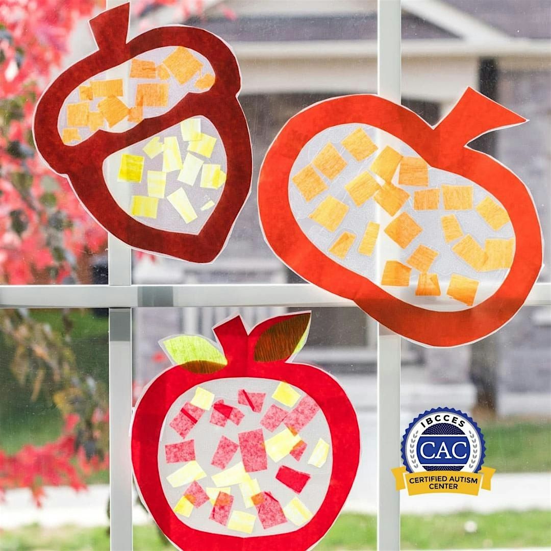 Let's Craft! Fall Suncatchers in Little Red Schoolhouse
