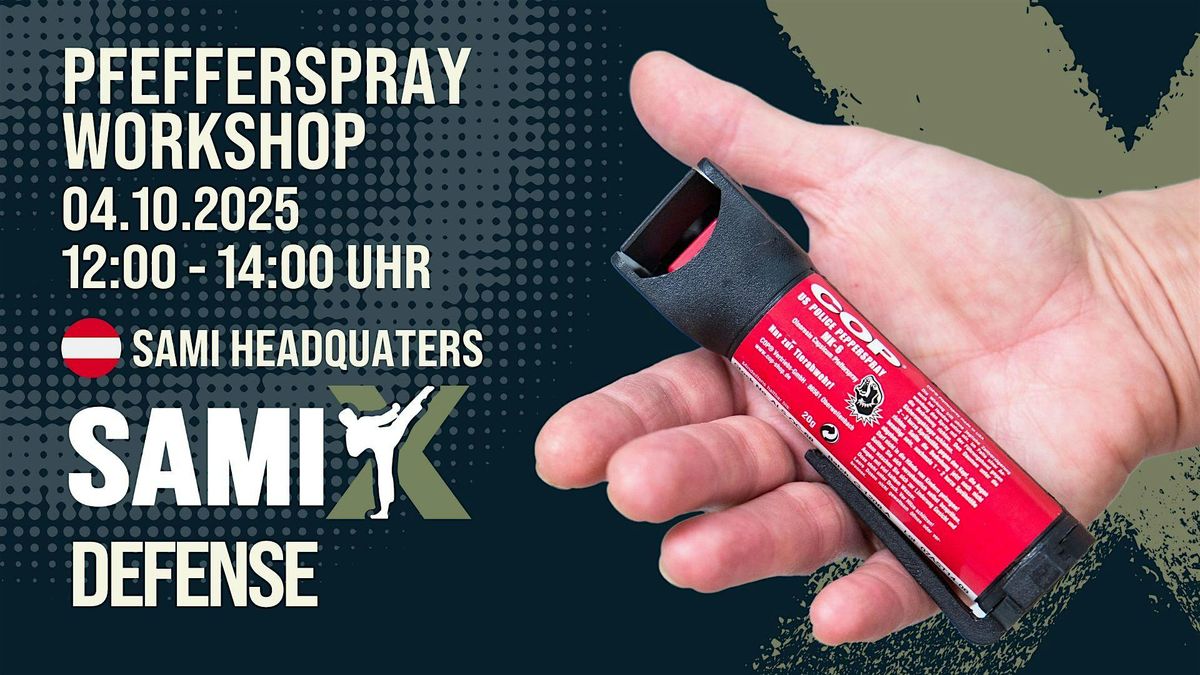 Pfefferspray Workshop