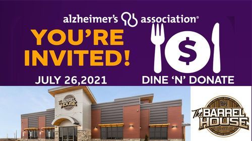 Dine 'n' Donate for Alzheimer's Association