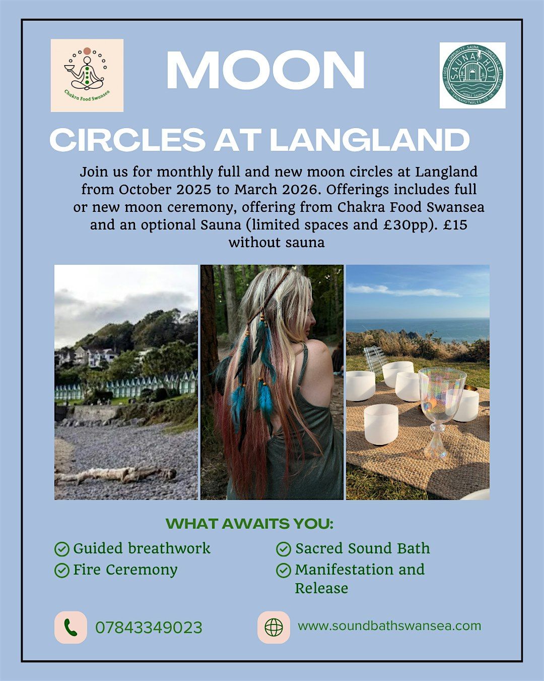 New Moon in Scorpio Circle  at Langland (no sauna)