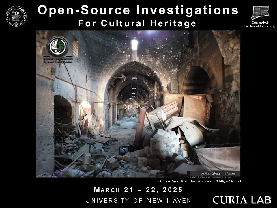 Open-Source Investigations for Cultural Heritage