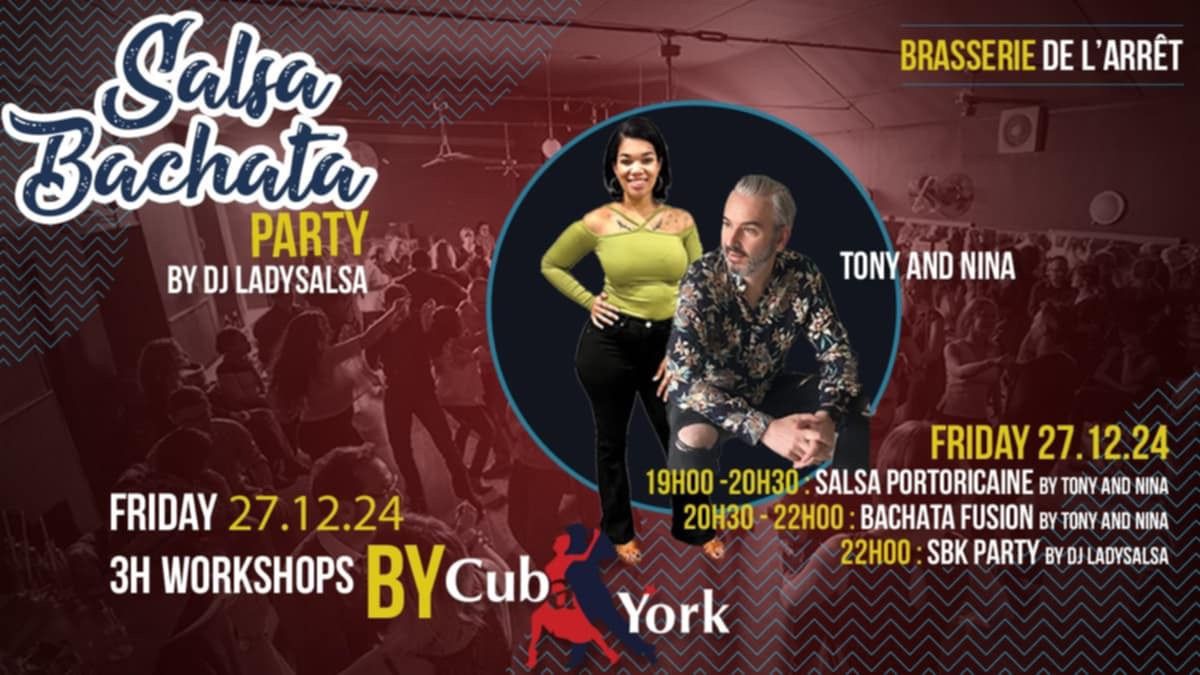 Salsa\/Bachata\/Kizomba Christmas Party by DJ Ladysalsa\/WS by CubaYork\/Dresscode Pull No\u00ebl Moche