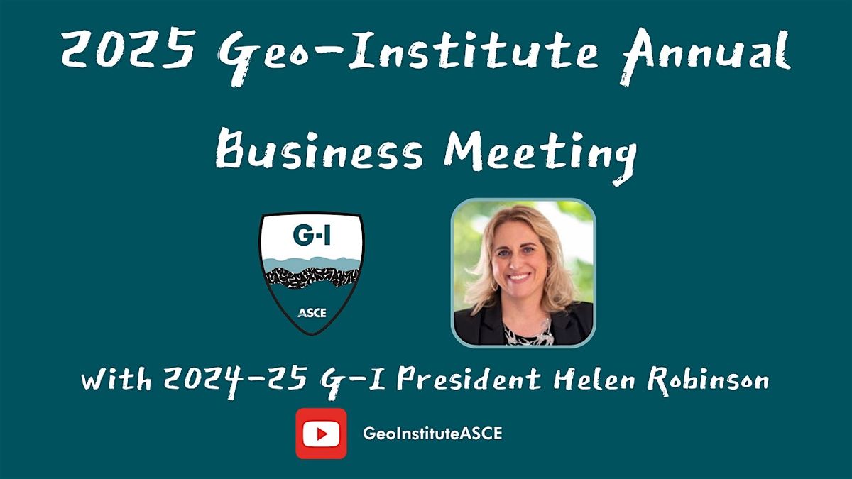 Geo-Institute 2025 Annual Business Meeting