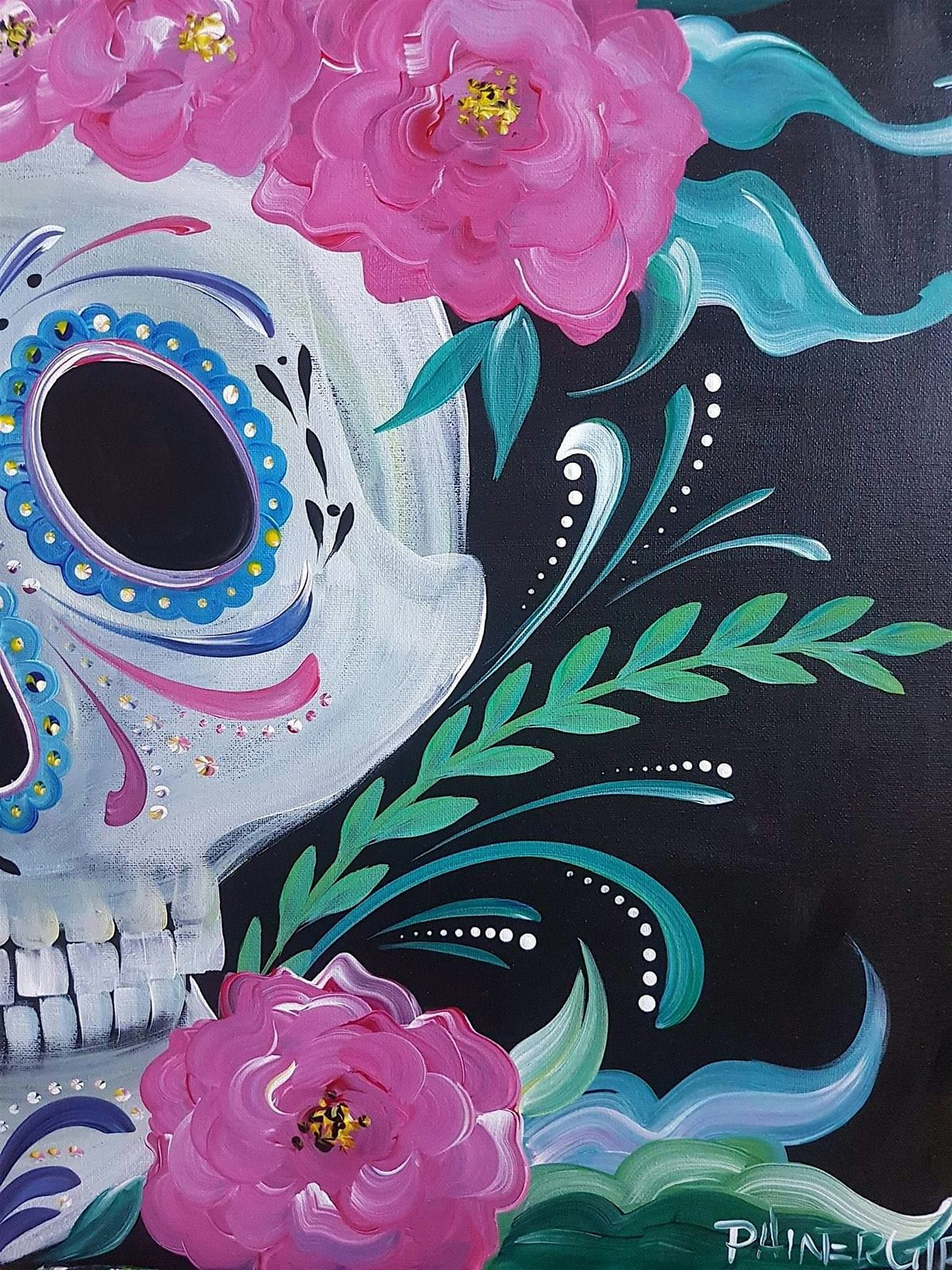 An Evening w\/Paintergirl~Lady Sugar~ Taco's and Paint! Mom and Me session!