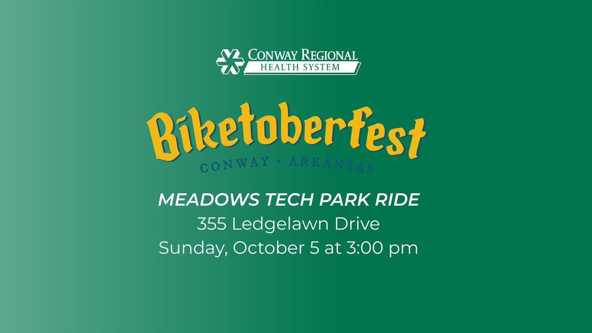 Conway Regional Biketoberfest Meadows Tech Park Party Ride