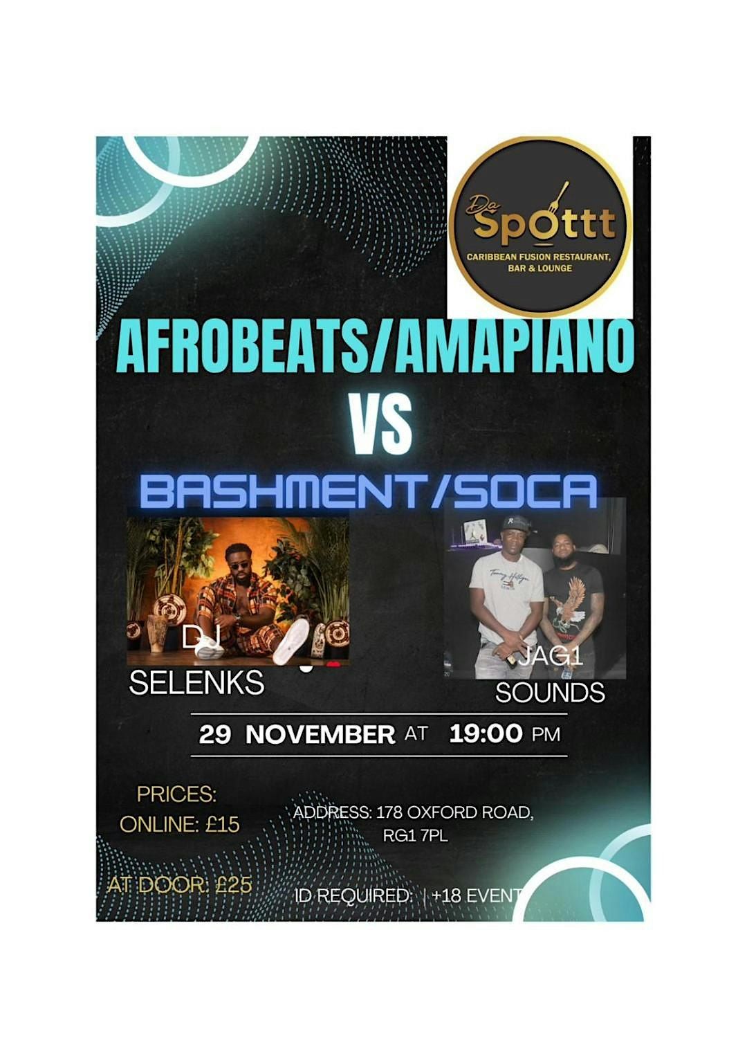 Afrobeats\/Amapiano VS Bashment\/Soca