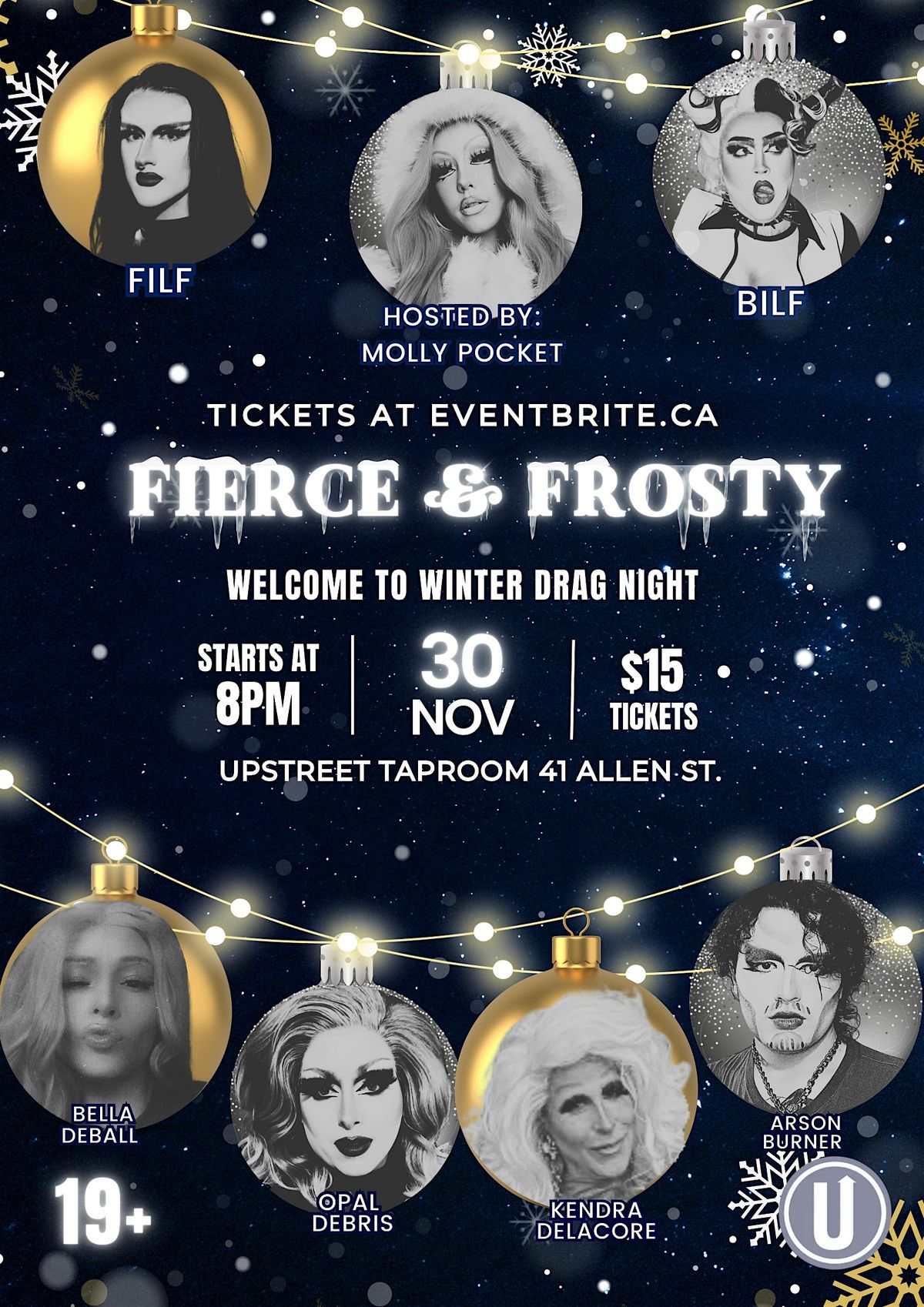 Fierce & Frosty: Welcome to Winter Drag Night